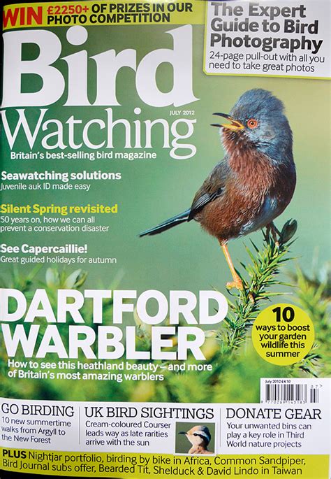 Bird Watching Magazine-Front Cover - Craig Jones Wildlife Photographer