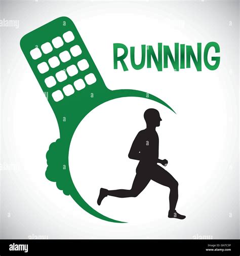 runner athlete running design Stock Vector Image & Art - Alamy