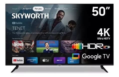 Pantalla 50 Pulgadas Skyworth Smart Tv 4k Ultrahd hdr Envío gratis