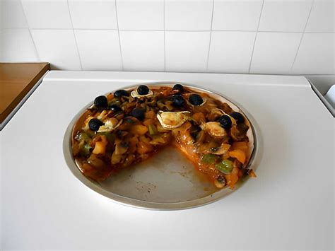 Recette De Pizza Au Boeuf Hach Poivrons Champignons Mozza Et Ch Vre