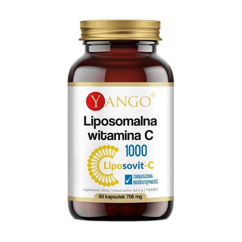Диетическая добавка витамины в капсулах Yango Liposomal Vitamin C ...