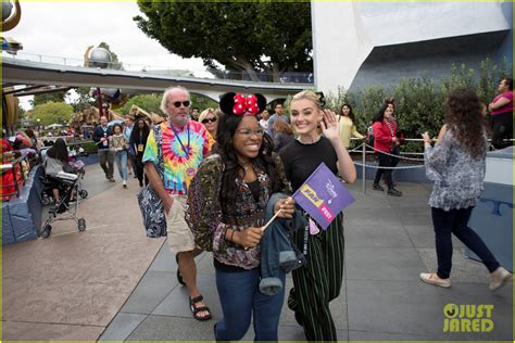 Meg Donnelly Has A Blast With The Zombies Cast At Disneyland Photo