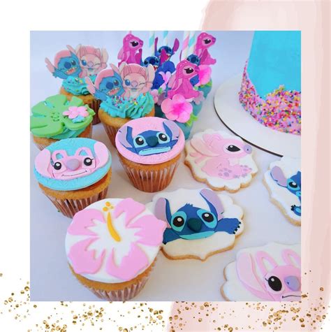 Stitch And Angel Lilo And Stitch Angel Cookies Reveal Parties Cute