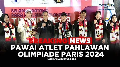 Breaking News Presiden Joko Widodo Terima Atlet Olimpiade Paris