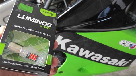 Ganti Lampu Belakang Kawasaki Ninja RR Dengan Lampu LED Luminos GAGAL