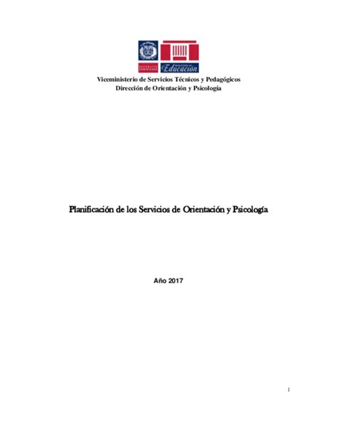 Pdf Viceministerio De Servicios Técnicos Y Pedagógicos Dirección De