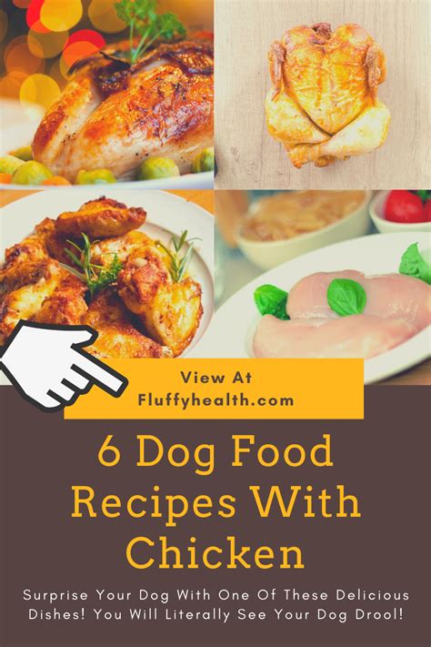 6 Dog Food Recipes With Chicken, #4 Is Just Amazing | FluffyHealth | Fluffyhealth