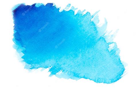 Premium Photo Abstract Blue Watercolor Background