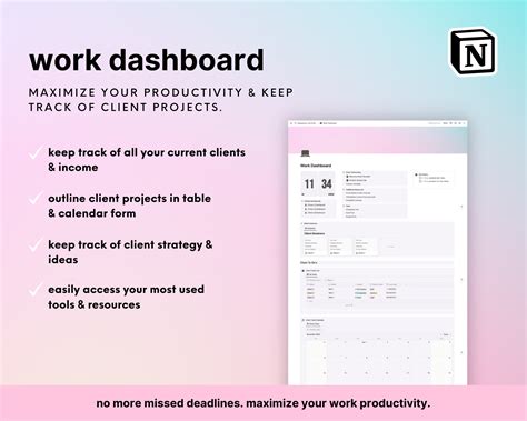 Notion Template Notion Business Template Notion Dashboard Notion ...