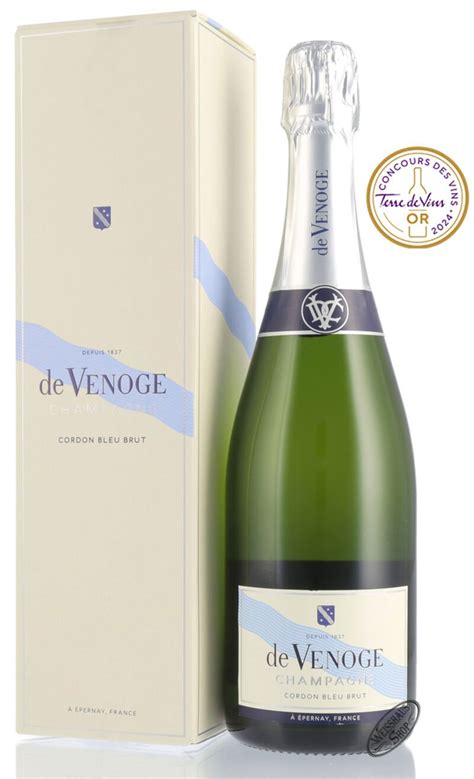 De Venoge Champagne Cordon Bleu Brut Vol L Confezione Regalo