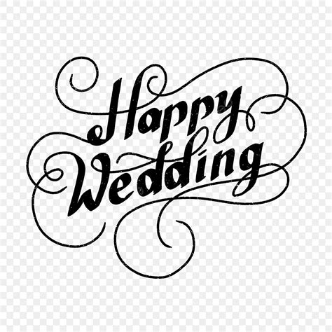 Happy Wedding Lettering Typography Card Design Happy Wedding Card