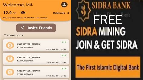 Sidra Bank Mining App Review I Sidra Mining Network I Mine Sidra Coin