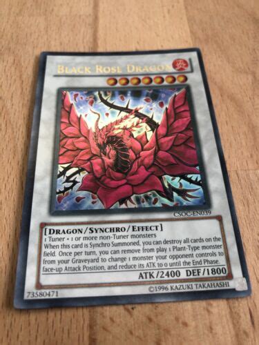 Black Rose Dragon CSOC EN039 Ultra Rare Unlimited Edition Yugioh Card