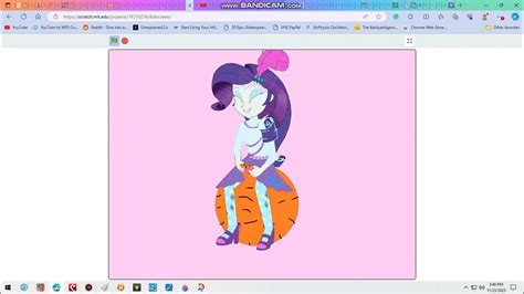 Rarity Sings The Wonderful Thing About Tiggers While Bouncing On Her