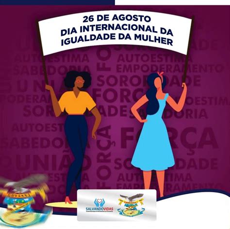 De Agosto Dia Internacional Da Igualdade Da Mulher Goiana Pe