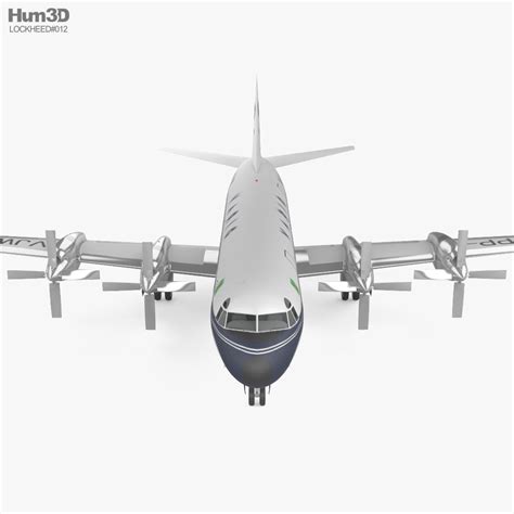 Lockheed L-188 Electra 3D model - Download Airliner on 3DModels.org