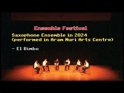 Sax Ensemble El Bimbo Youtube