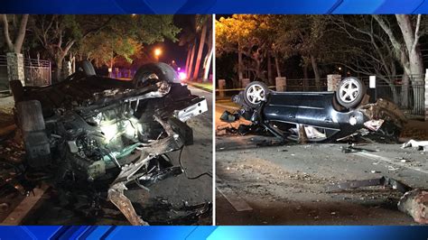 Man Seriously Hurt In Early Morning Rollover Crash In Lauderhill