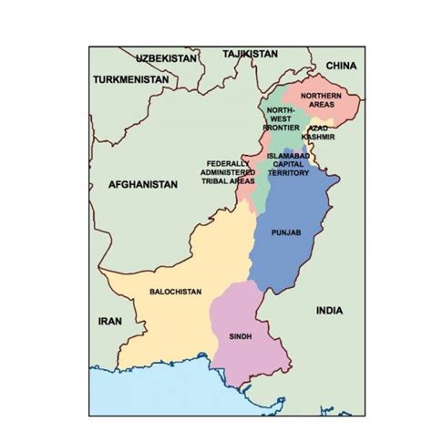 Pakistan Presentation Map Download Vector Maps For Adobe Illustrator