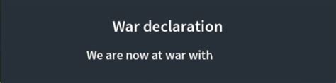 War Declaration Blank Template - Imgflip