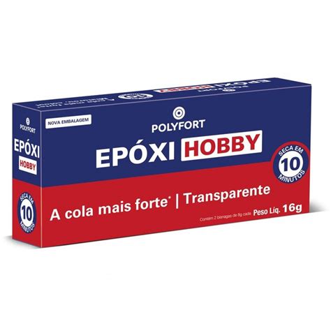 Adesivo Epoxi Liquido Polyfort 10 Minutos 16G Pulvitec Ea015