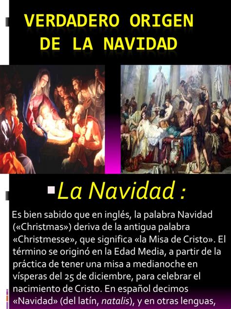 Verdadero Origen de La Navidad | PDF | Navidad | Jesús