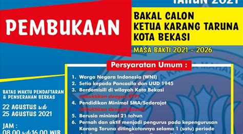 Jelang Temu Karya Karang Taruna Kota Bekasi Panitia Membuka