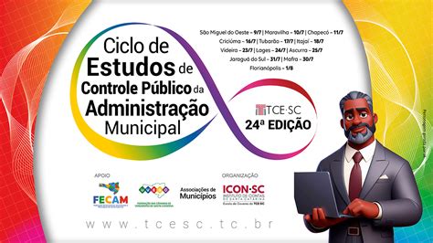 Ciclo De Estudos Do Tce Sc Vai Percorrer Cidades Em Todas As