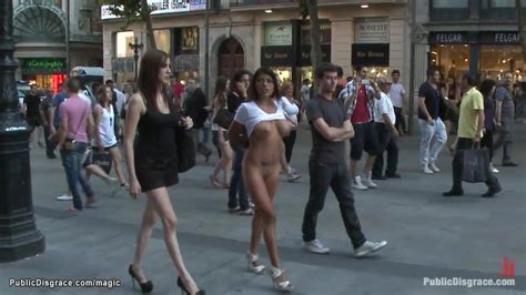 Busty Naked Latina Walked In Public At Fapnado