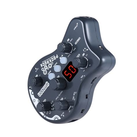 PockRock Portable Guitar Multi-effects Processor Effect Pedal 15 Effect ...