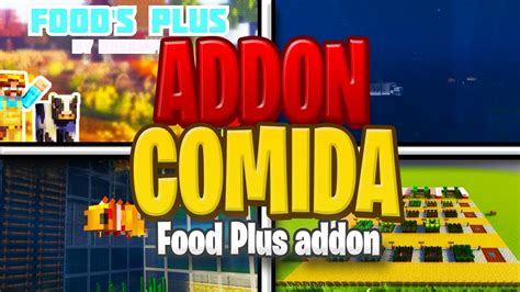 Addon De Mas Comida Para Minecraft Pe Food S Plus Addon Mods