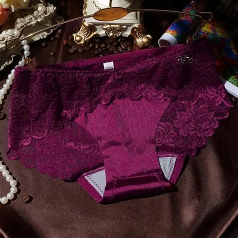 Femmes Sexy Cale Ons Couleur Unie Dentelle Creux Pissure Dames Culottes Slips Rotique Lingerie