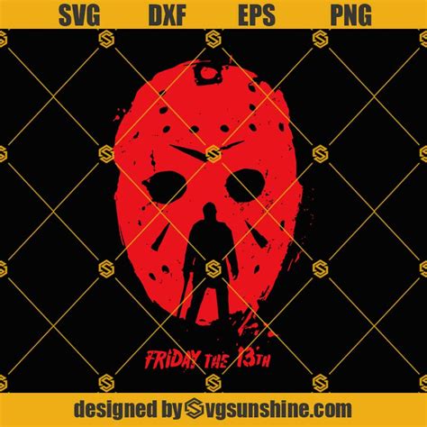 Jason Voorhees Mask Friday The 13th Svg Jason Svg Horror Movie Svg