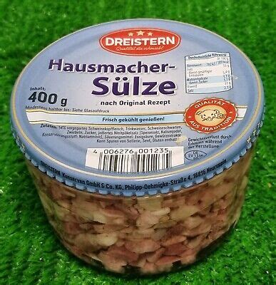 9 48 kg Dreistern Hausmacher Sülze der Klassiker wie hausgemacht