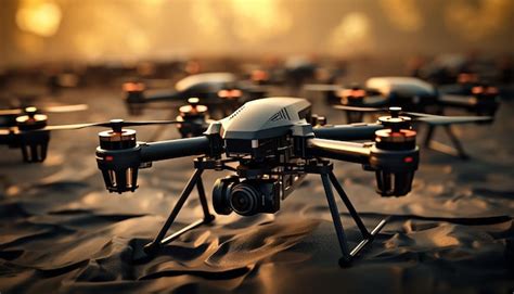 Premium AI Image | Armed drones ready for attack Technological drone ...