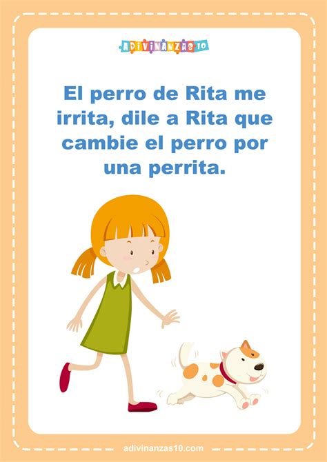 50 TRABALENGUAS DE ANIMALES Infantiles para Niños