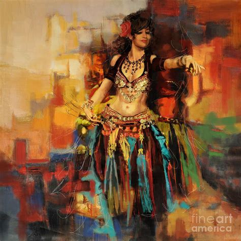 Belly Dancer 9 Painting By Corporate Art Task Force Fine Art America