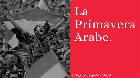 Solution Qu Fue La Primavera Arabe Explicaci N Y Datos Trabajo De