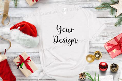 Christmas Bella Canvas 3001 Mockup Bundle Bundle Creative Fabrica