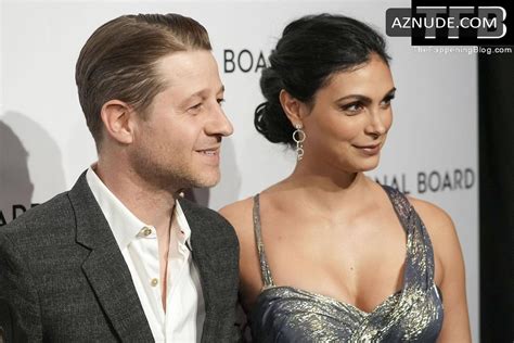 Morena Baccarin Sexy Seen Flaunting Her Hot Cleavage At The National