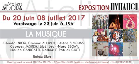 Exposition La Musique Les Ateliers Agora