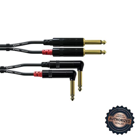 Cordial Essentials Unbalanced Dual Mono Cable X Ts M Reverb