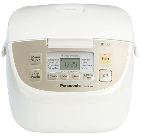 Panasonic SR DE103 5 Cup Fuzzy Logic Rice Cooker Best Food Steamer Brands