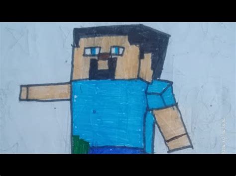 How To Make Steve In Minecraft Character Longvideo Video Youtube