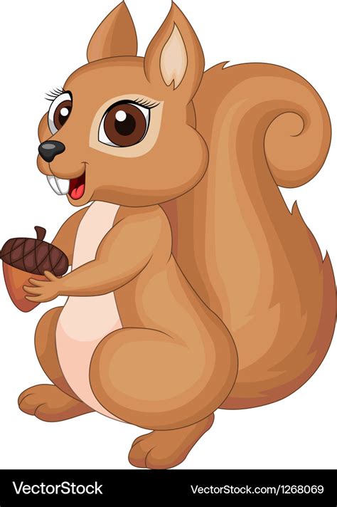 Cute Squirrel Cartoon