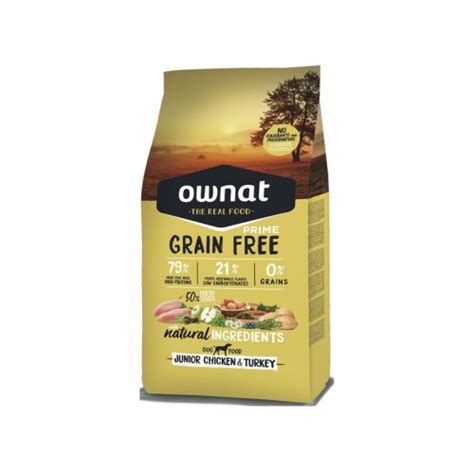OWNAT GRAIN FREE DOG JUNIOR 3KG | Tunisie