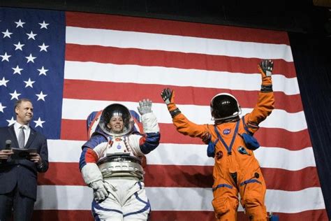 Nasa Unveils New Spacesuits For Exploration Of Moon Mars