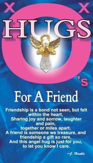 Pin by Penny Lee on friends | Hug quotes, Good friends are hard to find, Sending hugs quotes