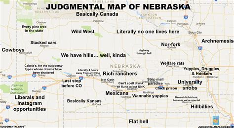 Judgmental Maps Nebraska By Beran F Copr Beran F All