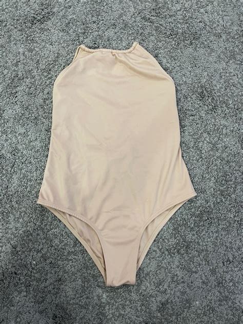 Nude One Piece Swimsuit Women S Fashion Swimwear Bikinis Swimsuits On Carousell